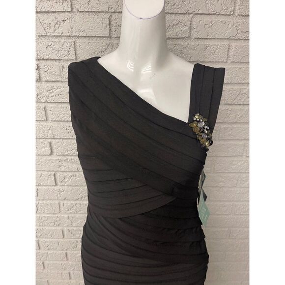 Scarlett Nite Sleeveless Black Sheath Dress Size 8 NWT - Picture 5 of 11